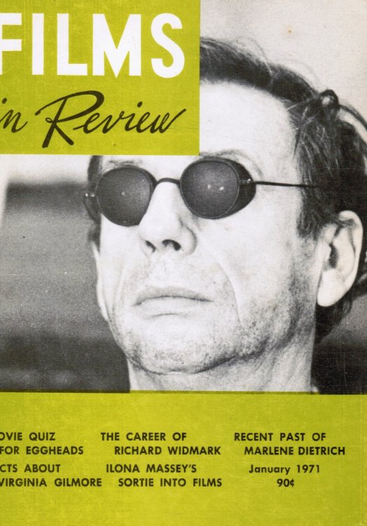 Image for Films in Review: January 1971, Vol XXII, No. 1 Films in Review: January 1971, Vol XXII, No. 1