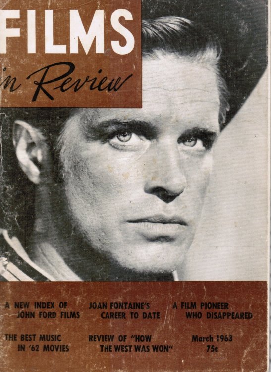 Image for Films in Review: March 1963 George Peppard (Cover) Joan Fontaine Films in Review: March 1963 George Peppard (Cover) Joan Fontaine