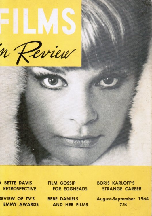 Films in Review: August-September 1964; (Elke Sommer, Cover)