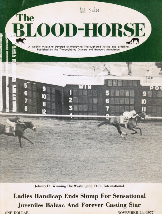 The Blood-Horse, November 14, 1977, Vol CIII, No 46