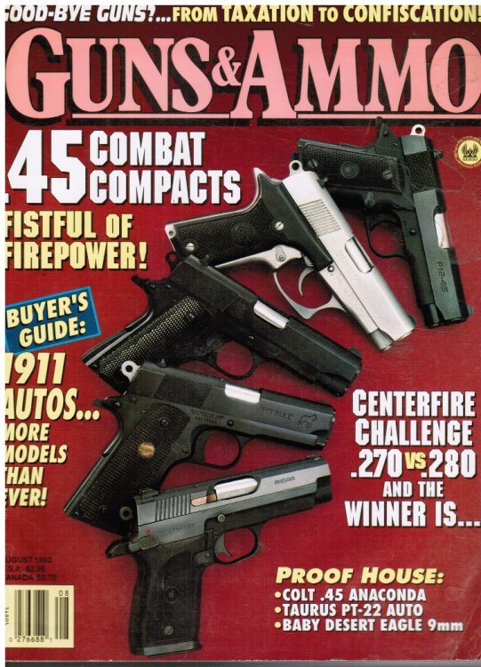 Image for Guns and Ammo August 1993 Guns and Ammo August 1993