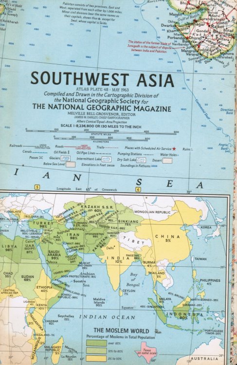 Image for National Geographic Map - Southwest Asia National Geographic Map - Southwest Asia