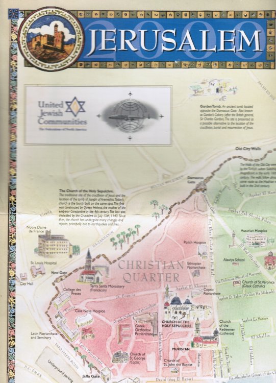 Image for Jerusalem Map Jerusalem Map