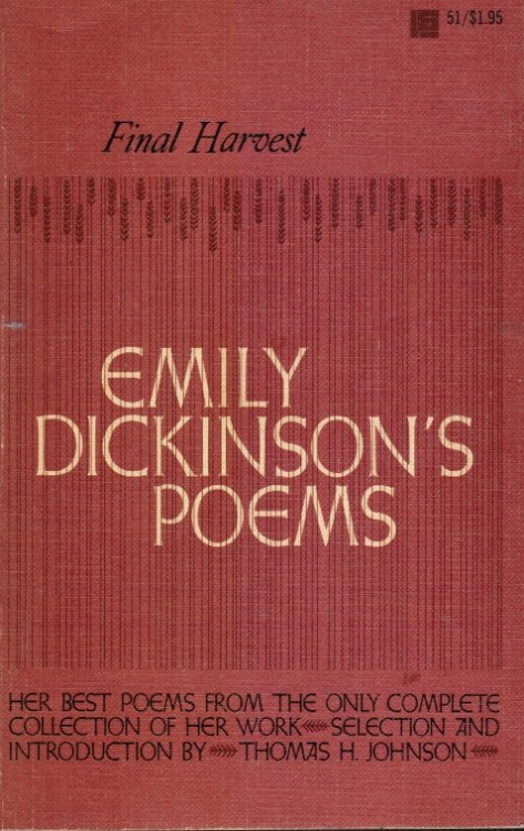 Image for Emily Dickinson's Poems - Final Harvest Emily Dickinson's Poems - Final Harvest