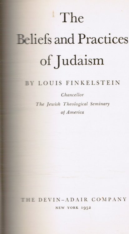 Image for The beliefs and practices of Judaism The beliefs and practices of Judaism