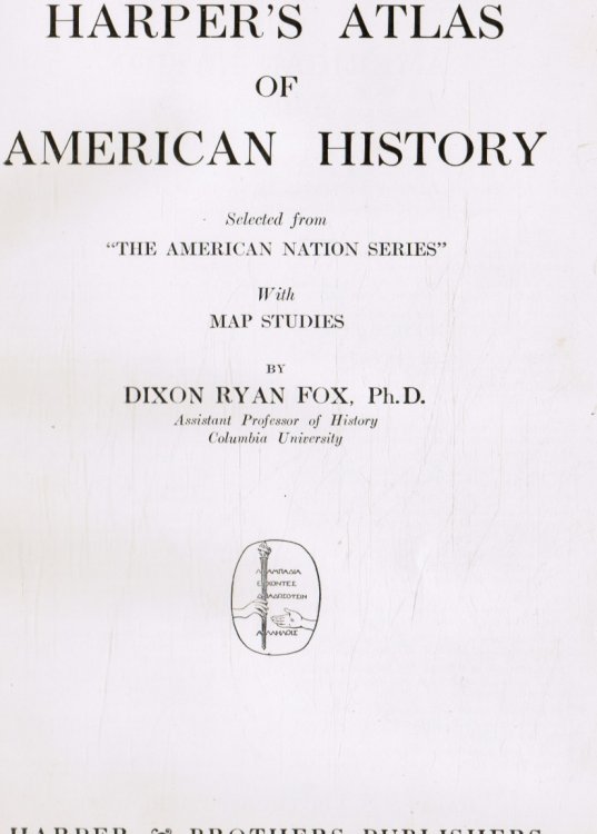 Image for Harper's Atlas of American History Harper's Atlas of American History