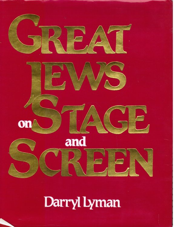 Image for Great Jews on Stage and Screen Great Jews on Stage and Screen