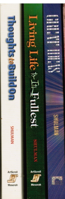 (3 Books) Great Idea; Living Life to it Fullest; Thoughts to Build On