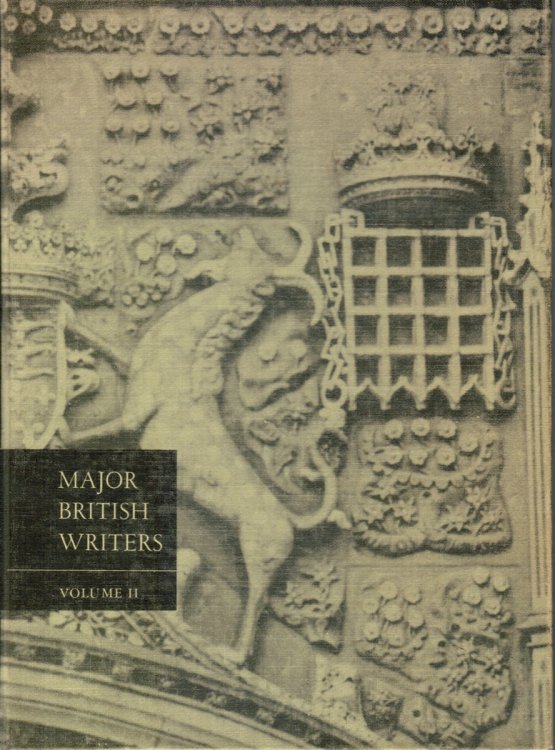 Image for Major British Writers: Volumes 1 and 2 Major British Writers: Volumes 1 and 2