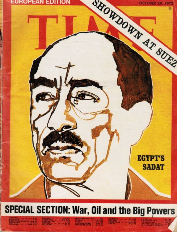 Image for Time Magazine October 29, 1973 - Anwar Sadat, Cover Time Magazine October 29, 1973 - Anwar Sadat, Cover