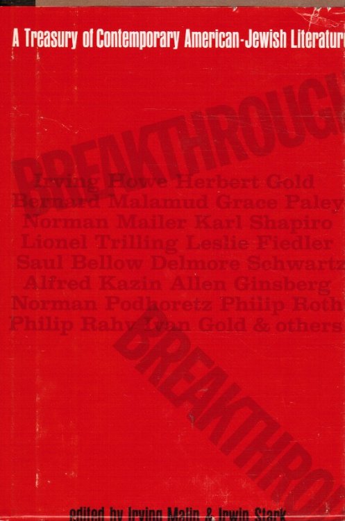 Image for Breakthrough: a Treasury of Contemporary American-Jewish Literature Breakthrough: a Treasury of Contemporary American-Jewish Literature