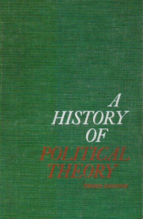 Image for A History of Political Theory A History of Political Theory