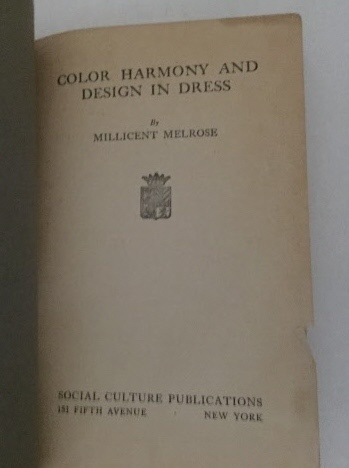 Image for Color Harmony And Design In Dress Color Harmony And Design In Dress