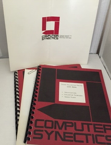 SUM (System Utilization Monitor Users Manual, Report, Portfolio of Specimen Publicity, and Typewritten Synopsis) Group of Four Items