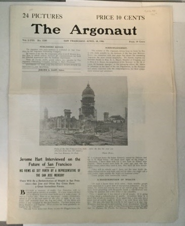 Image for The Argonaut April 28, 1906 The Argonaut April 28, 1906