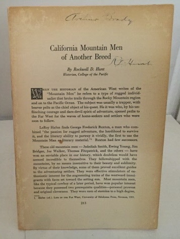 Image for California Mountain Men Of Another Breed California Mountain Men Of Another Breed