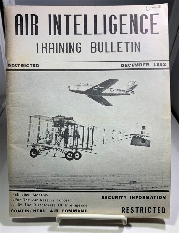Image for Air Intelligence Training Bulletin December 1952 Air Intelligence Training Bulletin December 1952