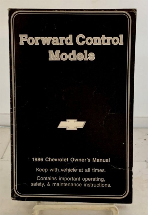Forward Control Modes; 1986 Chevrolet Owner's Manual