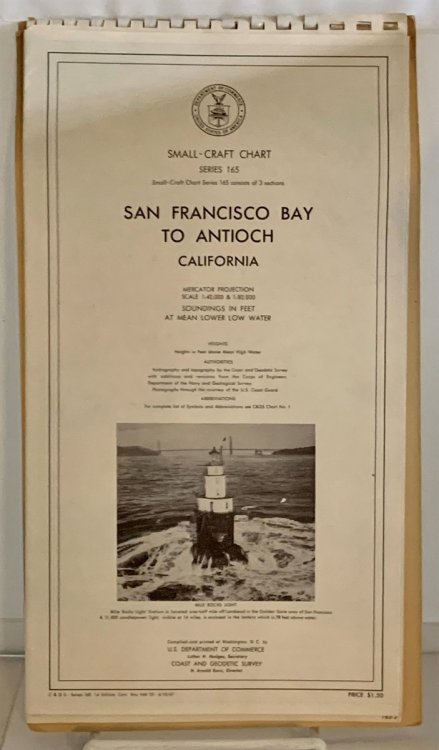 Image for San Francisco Bay to Antioch California; Small-Craft Chart San Francisco Bay to Antioch California; Small-Craft Chart