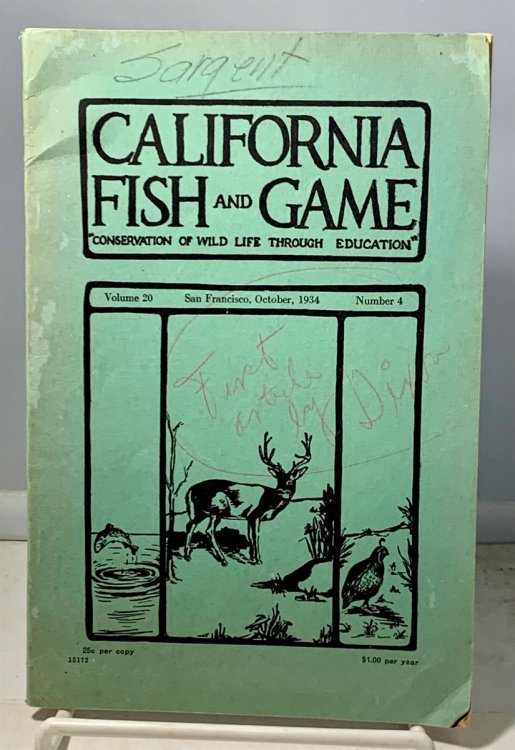 Image for California Fish and Game; (Conservation of Wild Life through Education) California Fish and Game; (Conservation of Wild Life through Education)