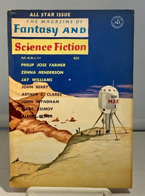 The Magazine of Fantasy and Science Fiction; March 1961; Vol. 20. No. 3
