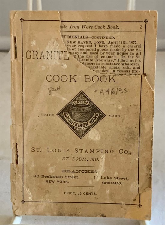 Image for Granite Iron Ware Cook Book Granite Iron Ware Cook Book