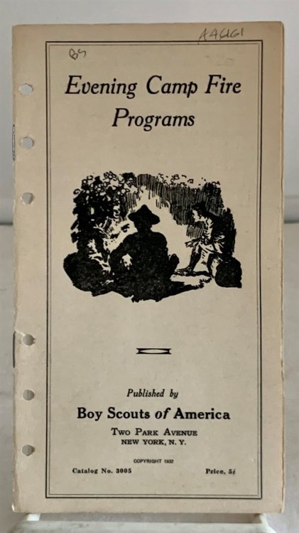 Image for Evening Camp Fire Programs; Catalog No 3005 Evening Camp Fire Programs; Catalog No 3005