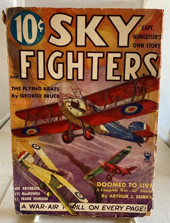 Sky Fighters Magazine; June 1933; Vol. IX, No. 3