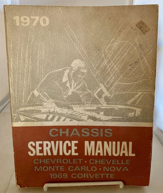 Image for 1970 CHEVROLET, CHEVELLE, MONTE CARLO, and NOVA CHASSIS SERVICE MANUAL; 1969 COREVETTE 1970 CHEVROLET, CHEVELLE, MONTE CARLO, and NOVA CHASSIS SERVICE MANUAL; 1969 COREVETTE