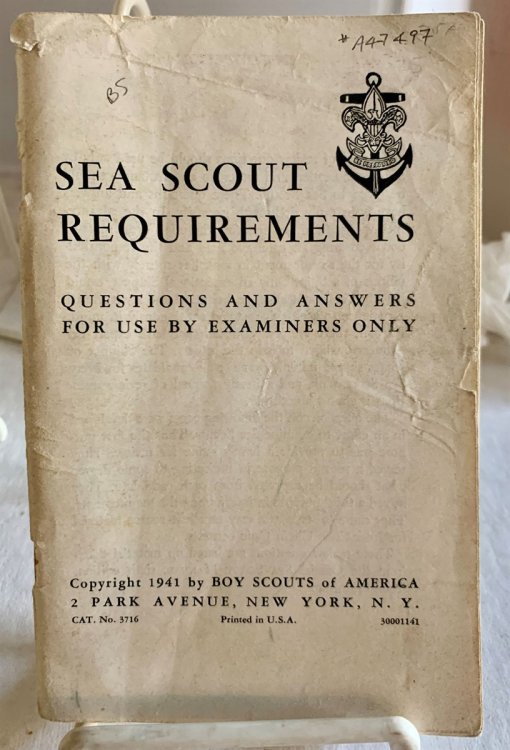 Image for Sea Scout Requirements; Questions and Answers for Use by Examiners Only Sea Scout Requirements; Questions and Answers for Use by Examiners Only
