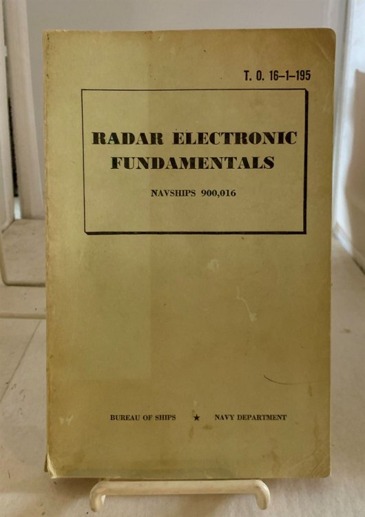 Image for Radar Electronic Fundamentals, Navships 900,016 Radar Electronic Fundamentals, Navships 900,016