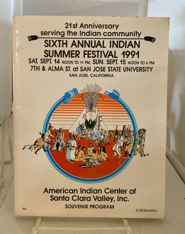 Image for Sixth Annual Indian Summer Festival 1991; Souvenir Program Sixth Annual Indian Summer Festival 1991; Souvenir Program