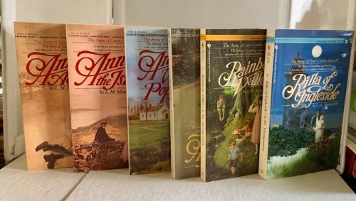 ANNE Of GREEN GABLES Series; Volumes #2,3,4,6,7,8: Anne of Avonlea, Anne of the Island, Anne of Windy Poplars, Anne of Ingleside, Rainbow Valley, Rilla of Ingleside