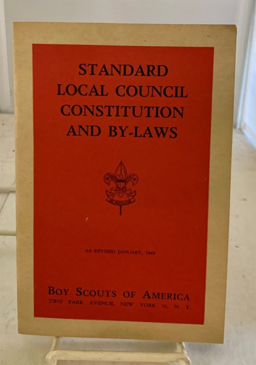 Image for Standard Local Council Constitution and By-Laws Standard Local Council Constitution and By-Laws