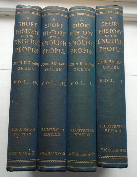 Image for A short history of the English People Illustrated Edition Four volumes A short history of the English People Illustrated Edition Four volumes