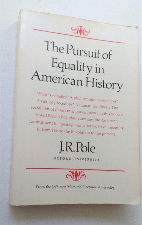 Image for The Pursuit of Equality in American History The Pursuit of Equality in American History