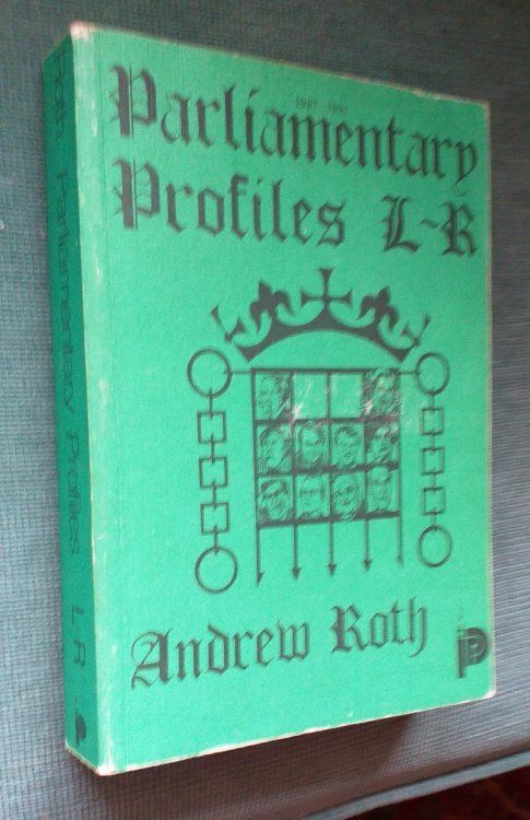 Image for Parliamentary Profiles Volume III L-R Parliamentary Profiles Volume III L-R