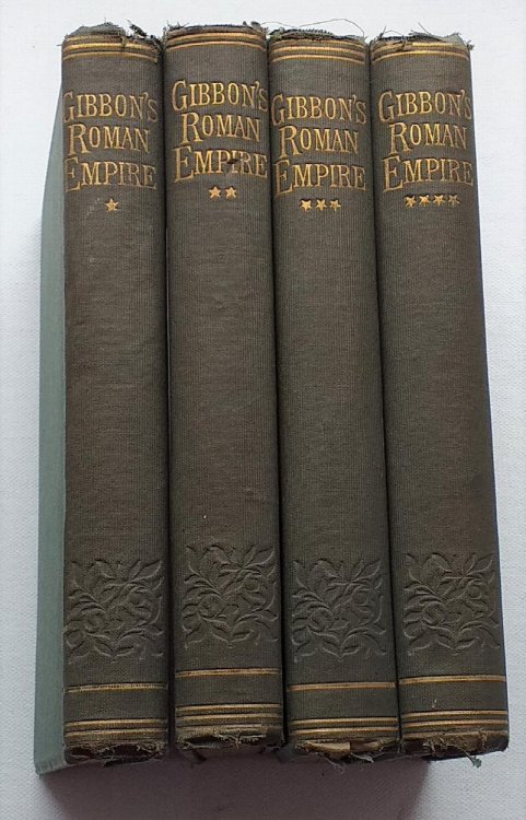 The History of the Decline and Fall of the Roman Empire. Revised and Corrected edition with the notes of the Rev H. H. Milman Four Volumes