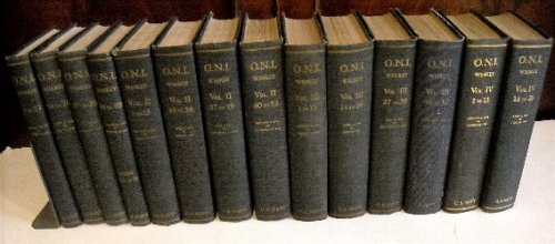 Image for O. N. I. Weekly. January 28 1942- June 27 1945. Confidential. (179 Issues). O. N. I. Weekly. January 28 1942- June 27 1945. Confidential. (179 Issues).