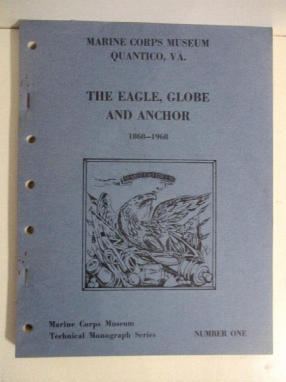 Image for Eagle, Globe and Anchor 1868-1968. Technical Monograph No. One. Eagle, Globe and Anchor 1868-1968. Technical Monograph No. One.