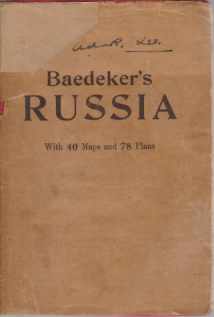 RUSSIA; WITH TEHERAN, PORT ARTHUR, and PEKING. Handbook for Travellers
