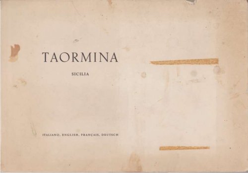 TAORMINA (SIZILIEN) ; Handcolorierte Federzeichnungen