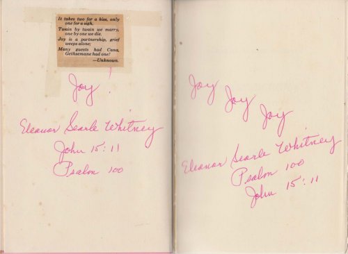 INVITATION TO JOY; A Personal Story