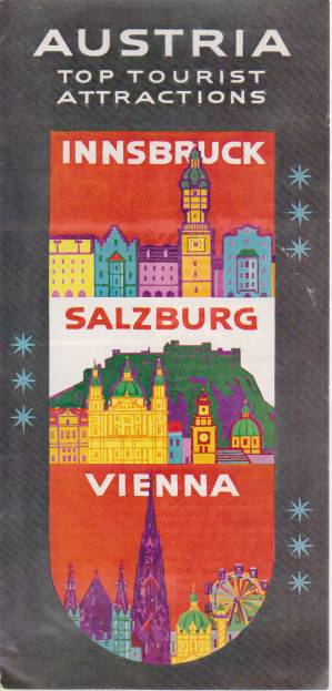 AUSTRIA. TOP TOURIST ATTRACTIONS; Innsbruck, Salzburg, Vienna