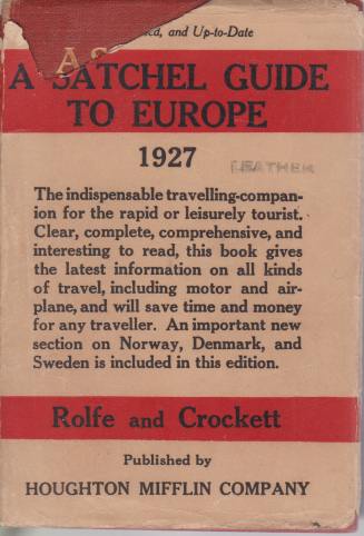 A SATCHEL GUIDE TO EUROPE; The Forty-Ninth Annual Edition