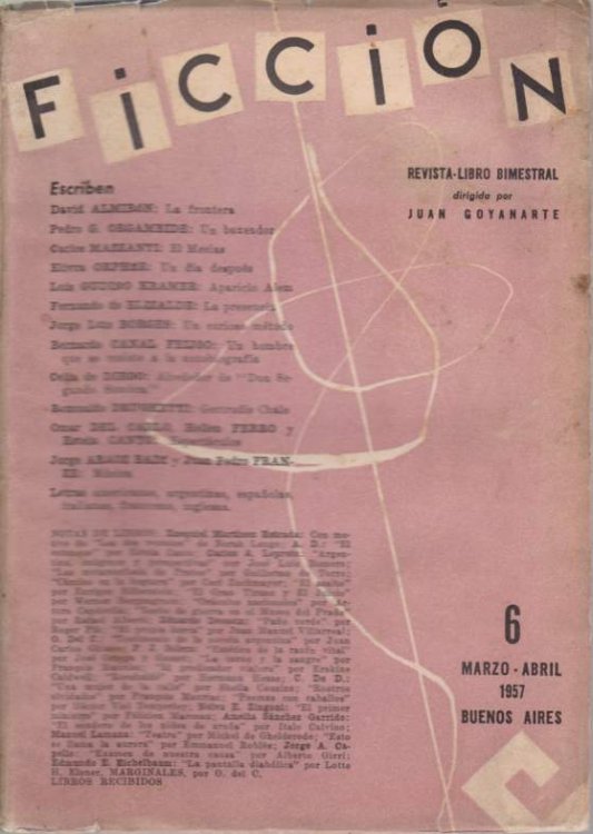 FICCION 6 MARZO - ABRIL 1957; Revista-Libro Bimestral