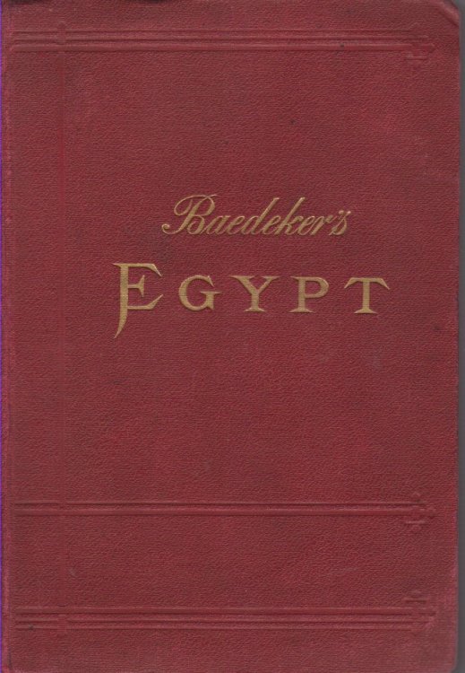 EGYPT AND THE SUDAN; Handbook for Travellers