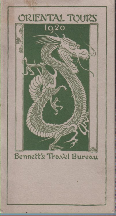 ORIENTAL TOURS 1920; Japan, China, Korea, Philippines