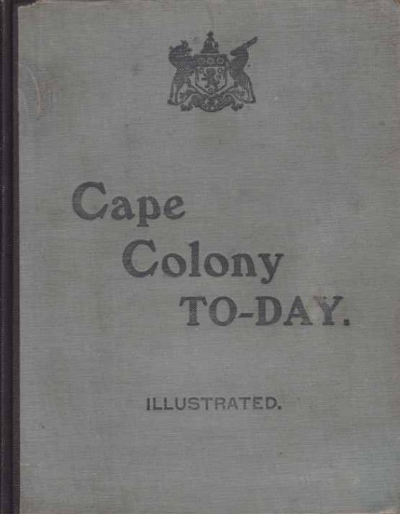 Image for CAPE COLONY TO-DAY CAPE COLONY TO-DAY