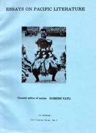 Image for ESSAYS ON PACIFIC LITERATURE ESSAYS ON PACIFIC LITERATURE